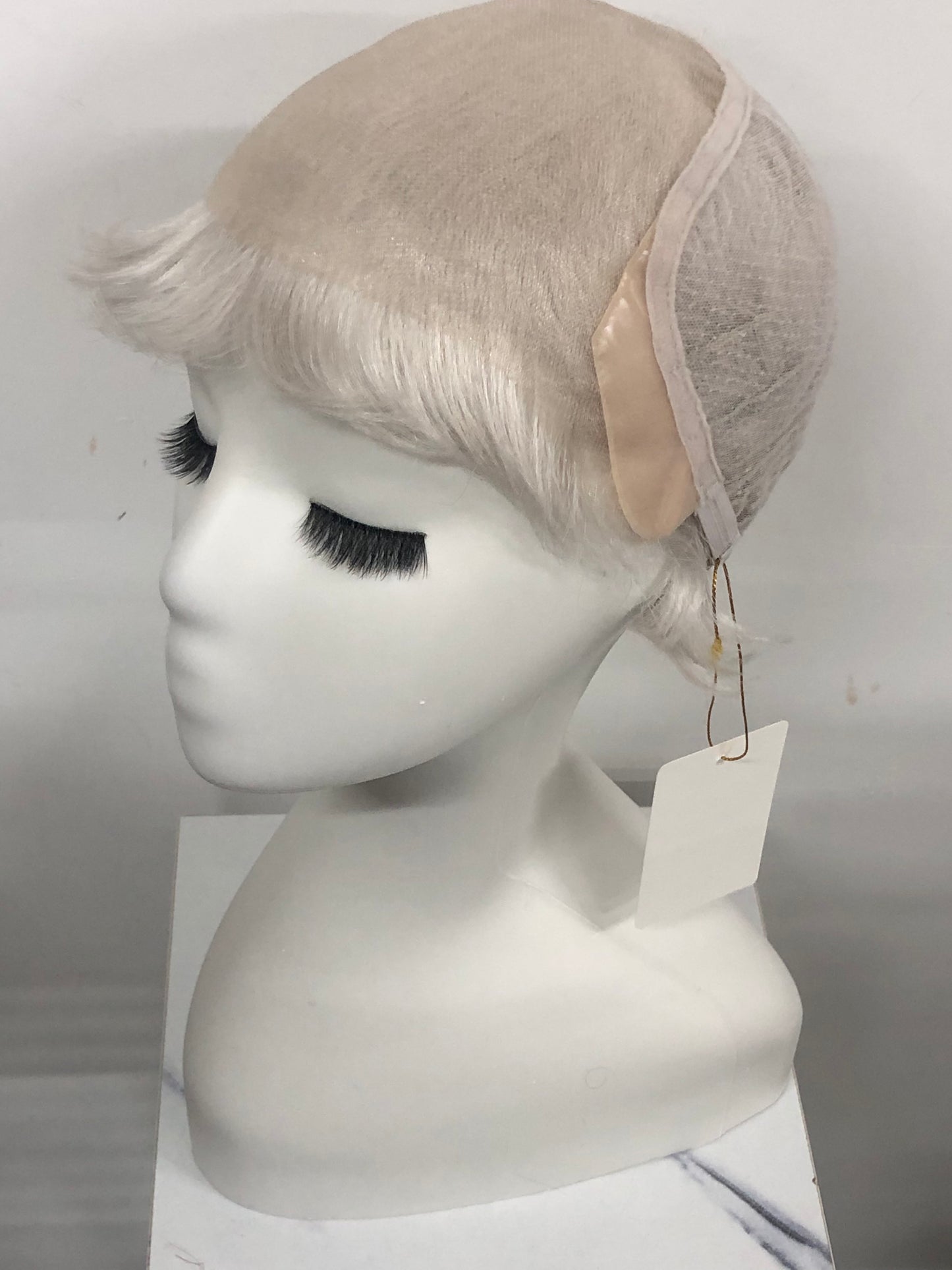 SKIRUEDAWIGS Premium Short Straight Wig | 100% Hand-Tied Lace Front & Mono Top | Glueless Heat-Friendly Synthetic