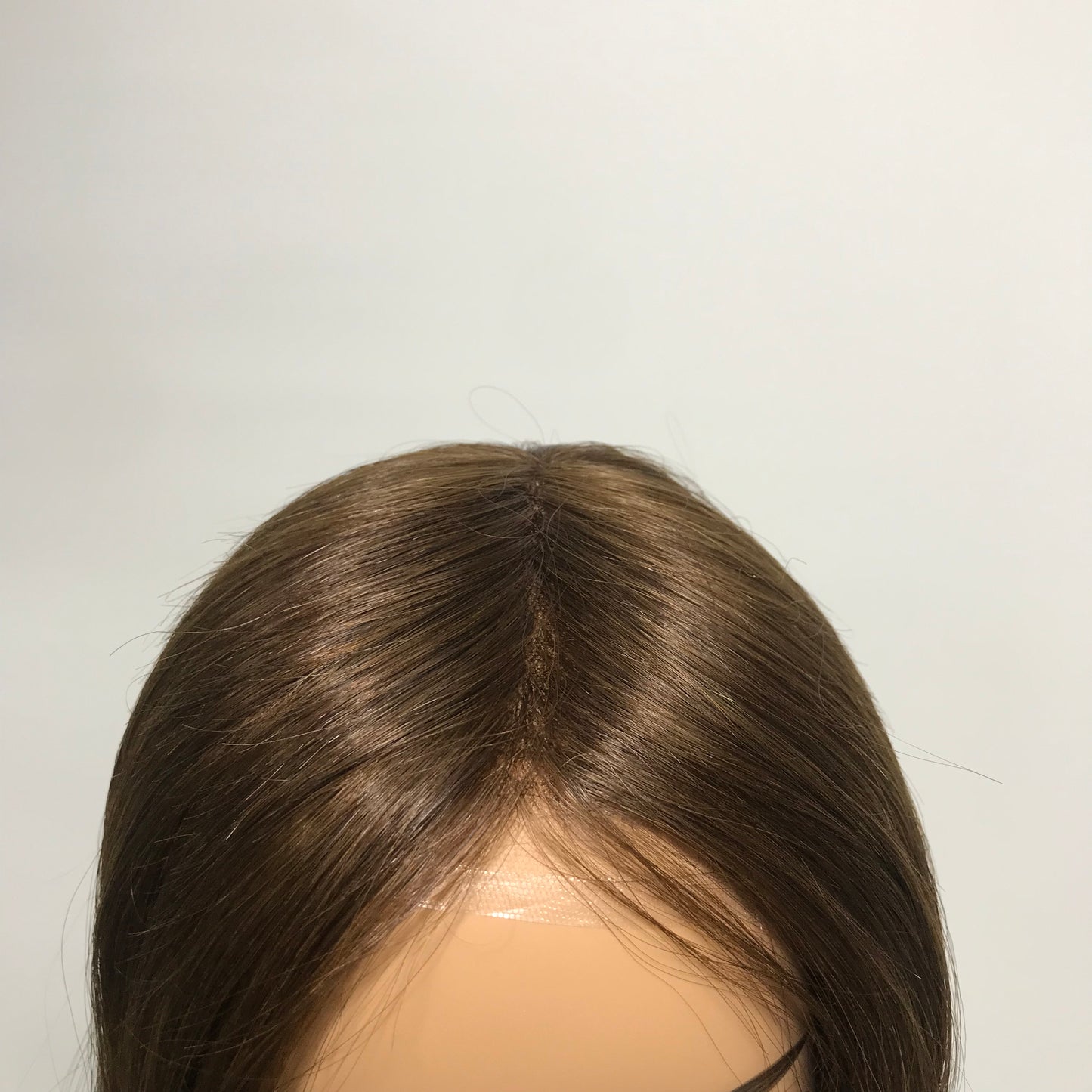 5X5 MONO LACE FRONT 14“CAFE RAW HUMAN HAIR HIGH QUALITY YOUNG LADY WIG