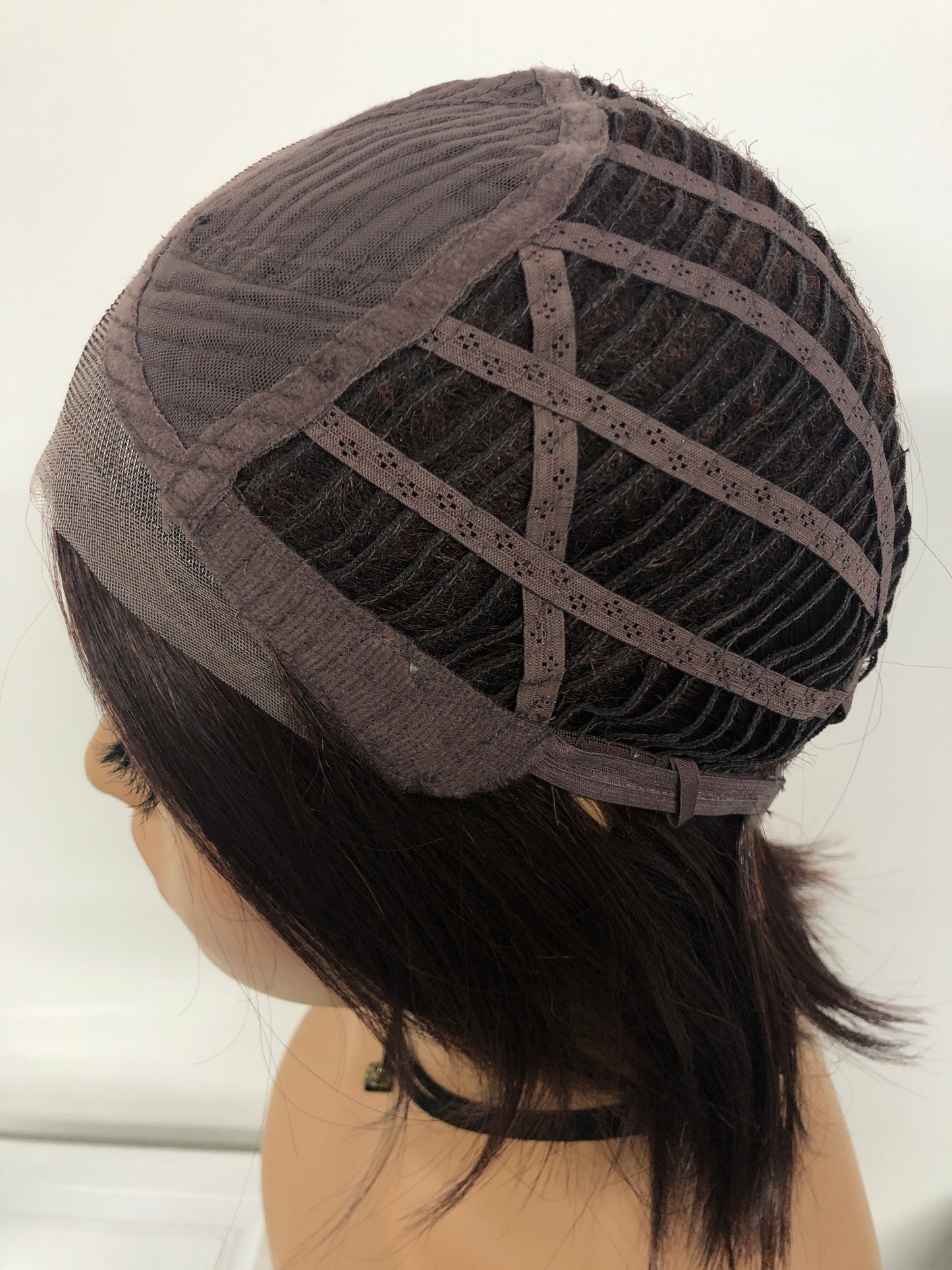 SKIRUEDAWIGS Mid Length Straight Wig | Natural Mono Part & Lace Front | Glueless Heat-Friendly Synthetic