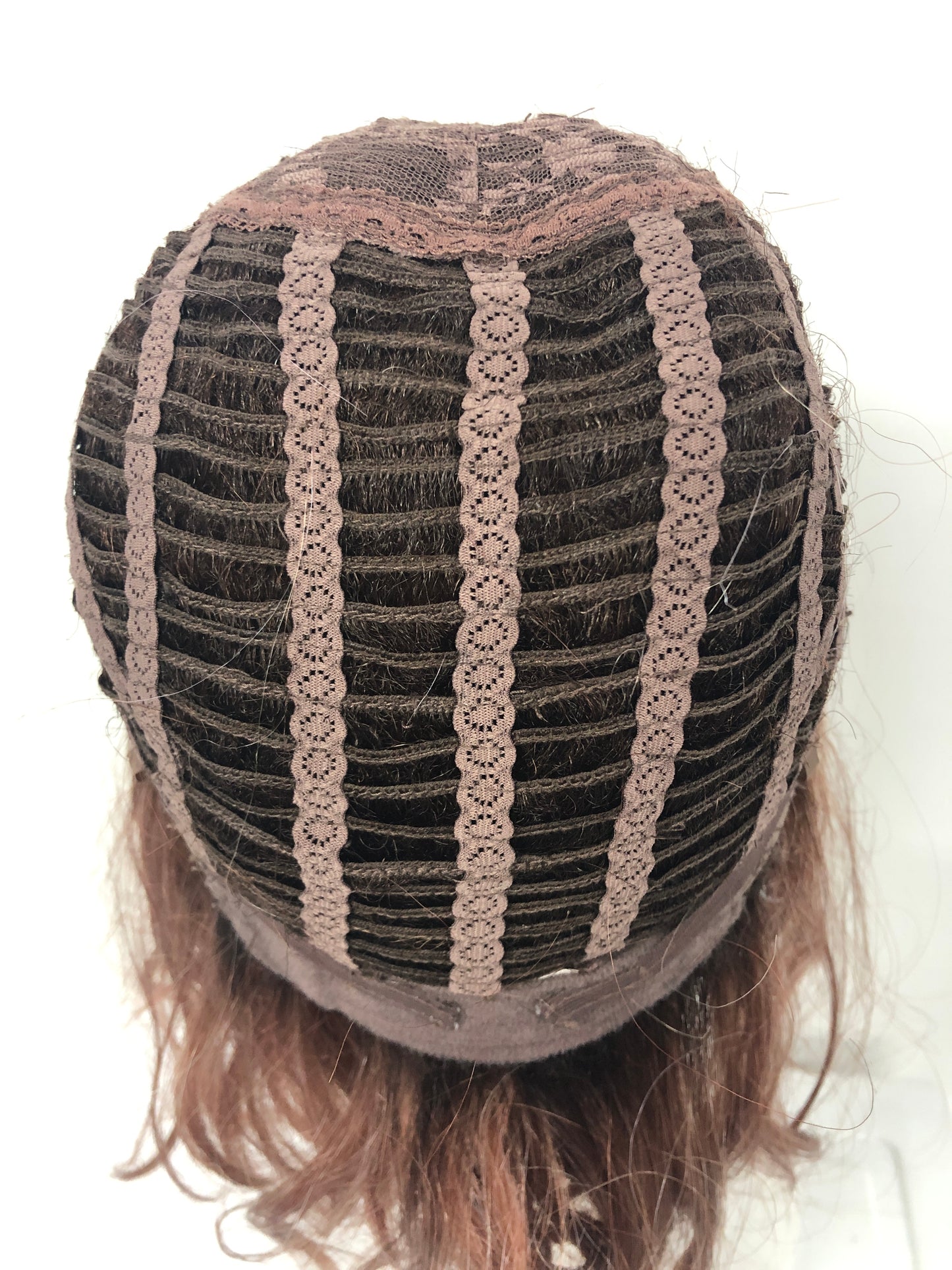 SKIRUEDAWIGS Mid Length Wavy Curly Wig | Ready-to-Wear Machine-Made | Budget-Friendly Everyday Synthetic