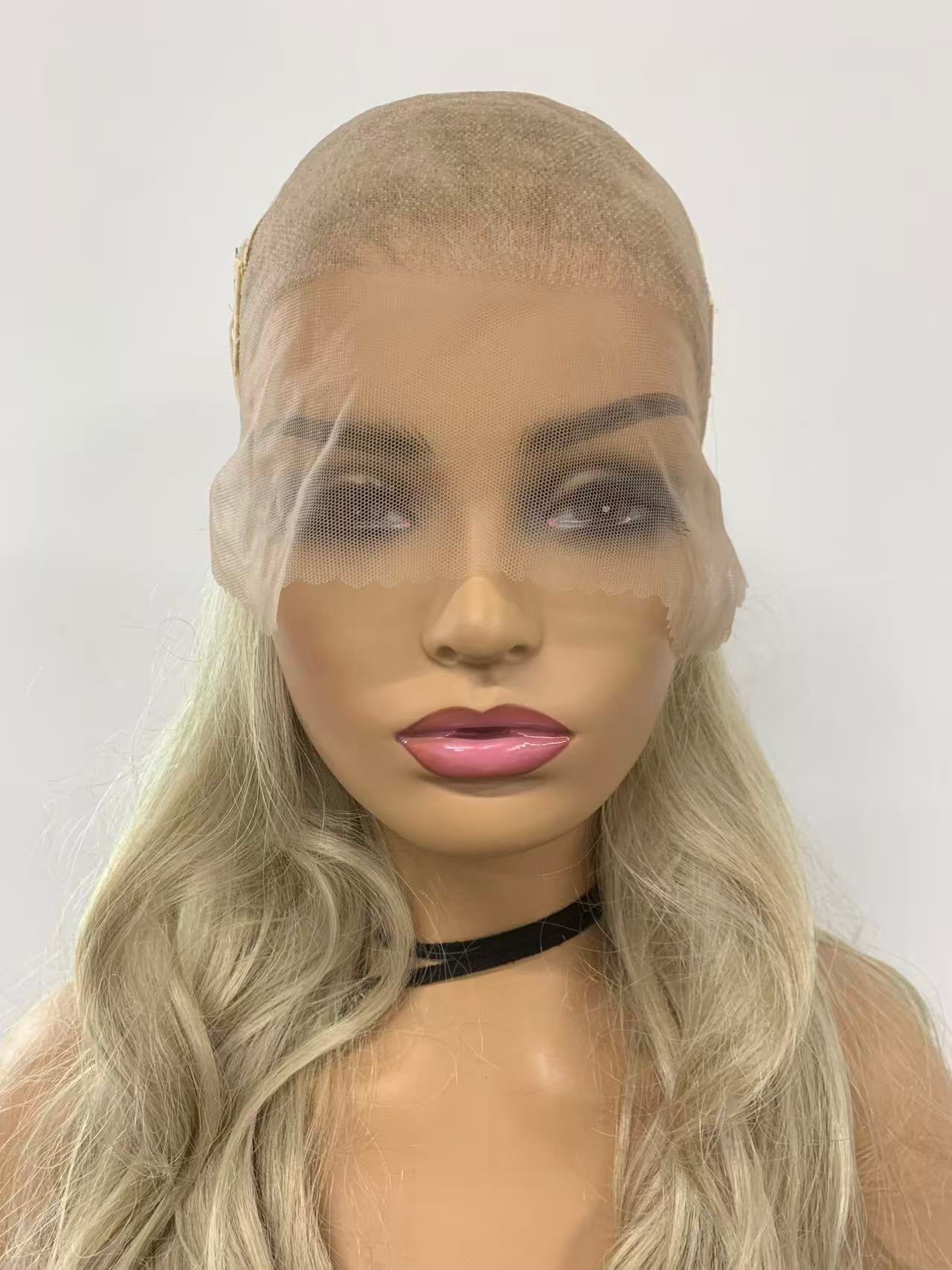 SKIRUEDAWIGS Long Curly Wavy Wig | Seamless Lace Front & Weft Back | Heat-Friendly Synthetic