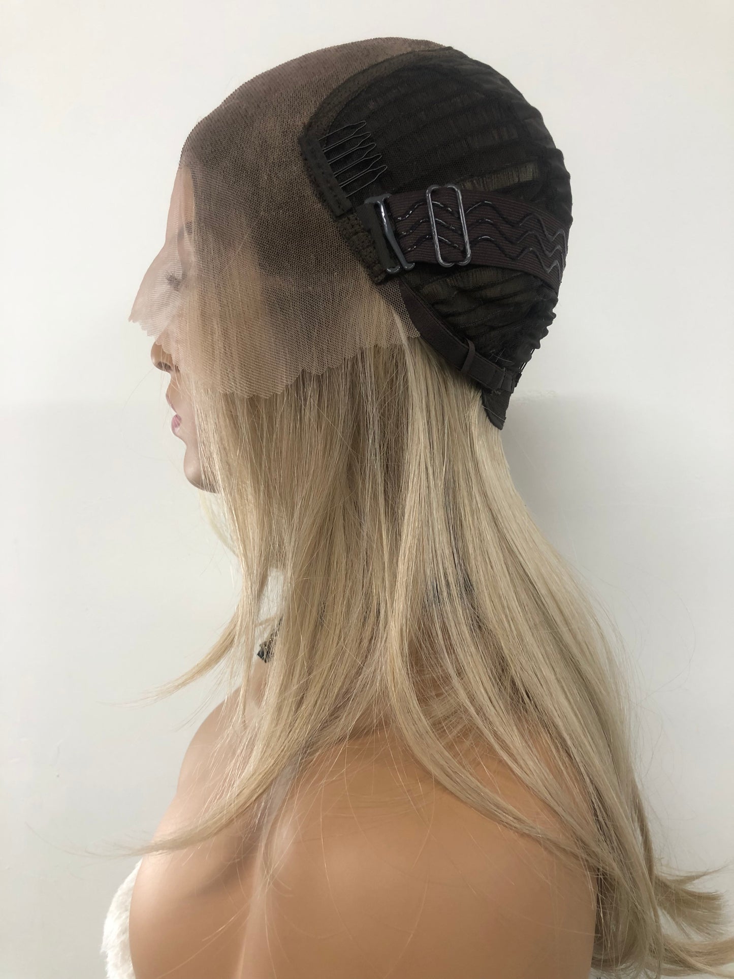 SKIRUEDAWIGS Long Curly Wavy Wig | Seamless Lace Front & Weft Back | Heat-Friendly Synthetic