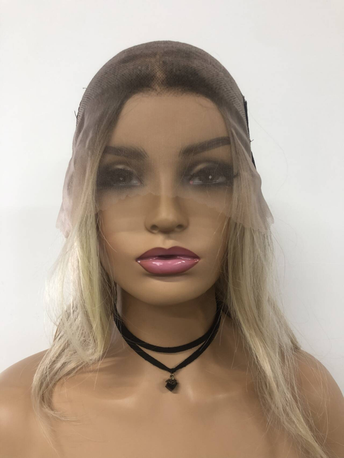 SKIRUEDAWIGS Long Curly Wavy Wig | Seamless Lace Front & Weft Back | Heat-Friendly Synthetic