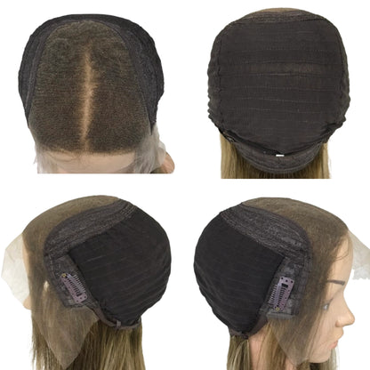 22''KOSHER WOMEN REALITY NATURAL LOOKING LACE TOP WITH LACE FRONT WIG