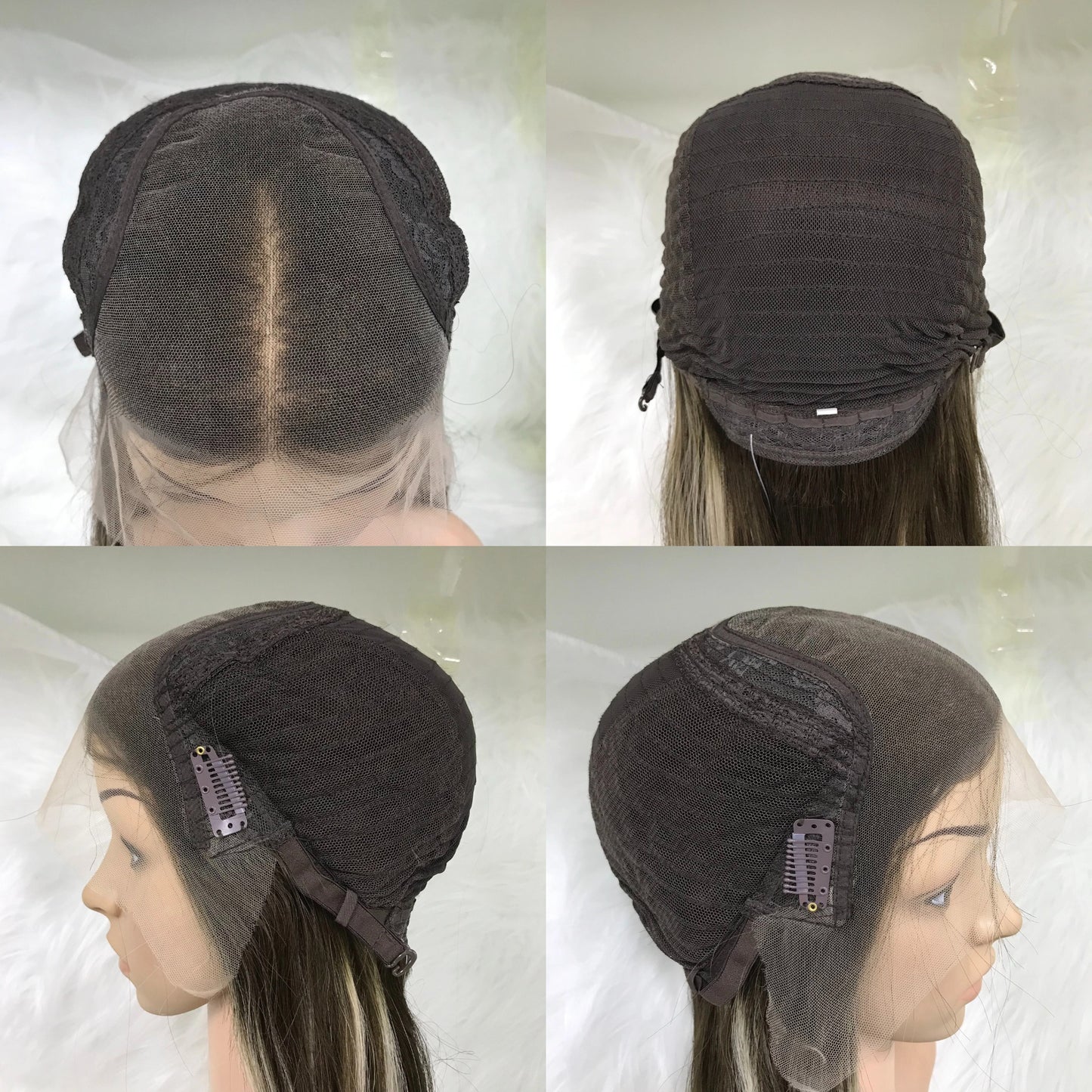 3"*5"LACE RAW HAIR TOP GRADE JEWISH LADY WIGS