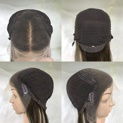 3"*5"LACE RAW HAIR TOP GRADE JEWISH LADY WIGS