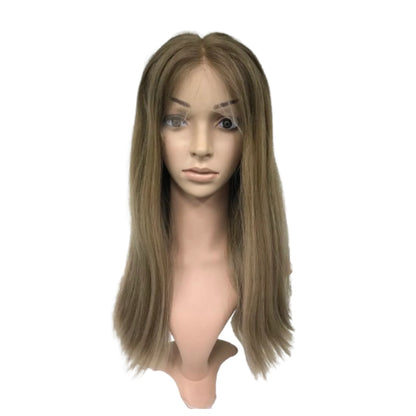 3"×5" SWISS LACE FRPNT WITH LACE TOP RAW HAIR TOP GRADE JEWISH WOMEN WIG