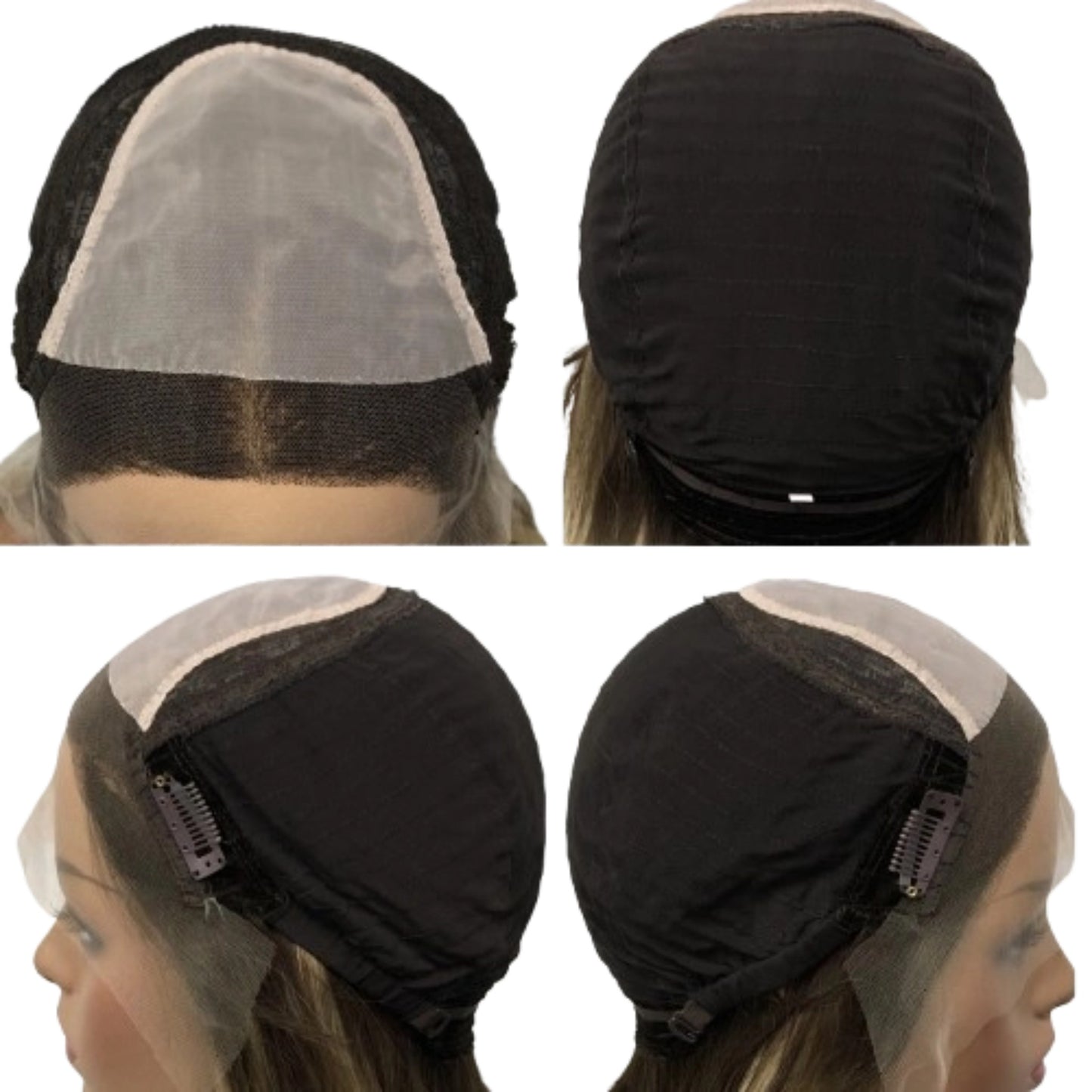 18'' FREE PART WAVEY RAW HAIR LACE TOP WITH SILK CLOTH JEWISH YOUNG WOMEN WIG