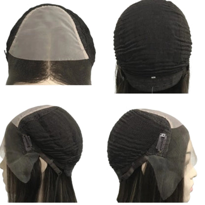 3“*4” LACE TOP BEST LOOKING RAW HUMAN HAIR KOSHER'S WIG