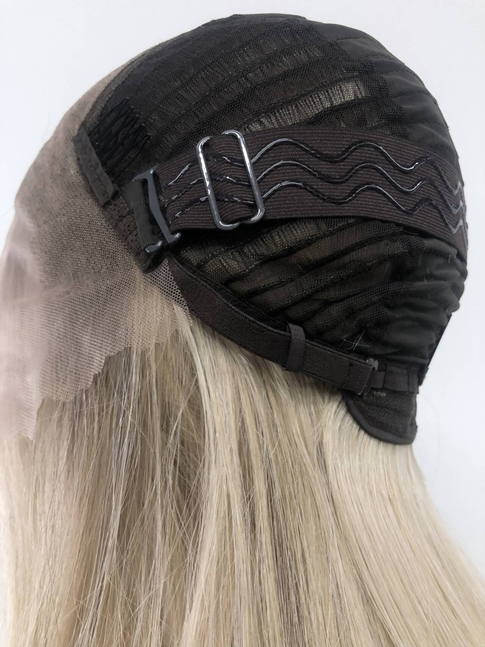 SKIRUEDAWIGS Long Curly Wavy Wig | Seamless Lace Front & Weft Back | Heat-Friendly Synthetic