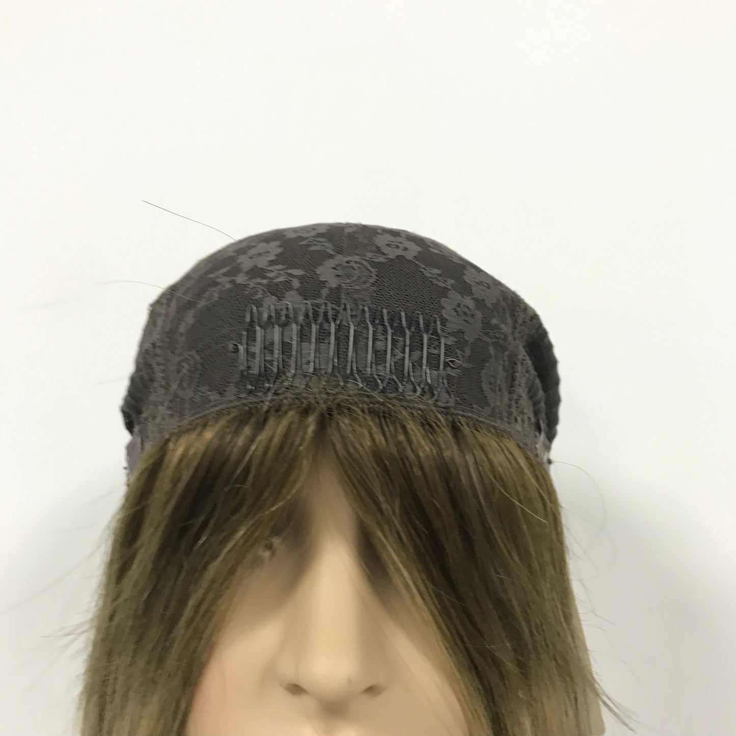 SILK TOP WHITE WOMEN 4“*4” HAIR LOSS KOSHER WIG