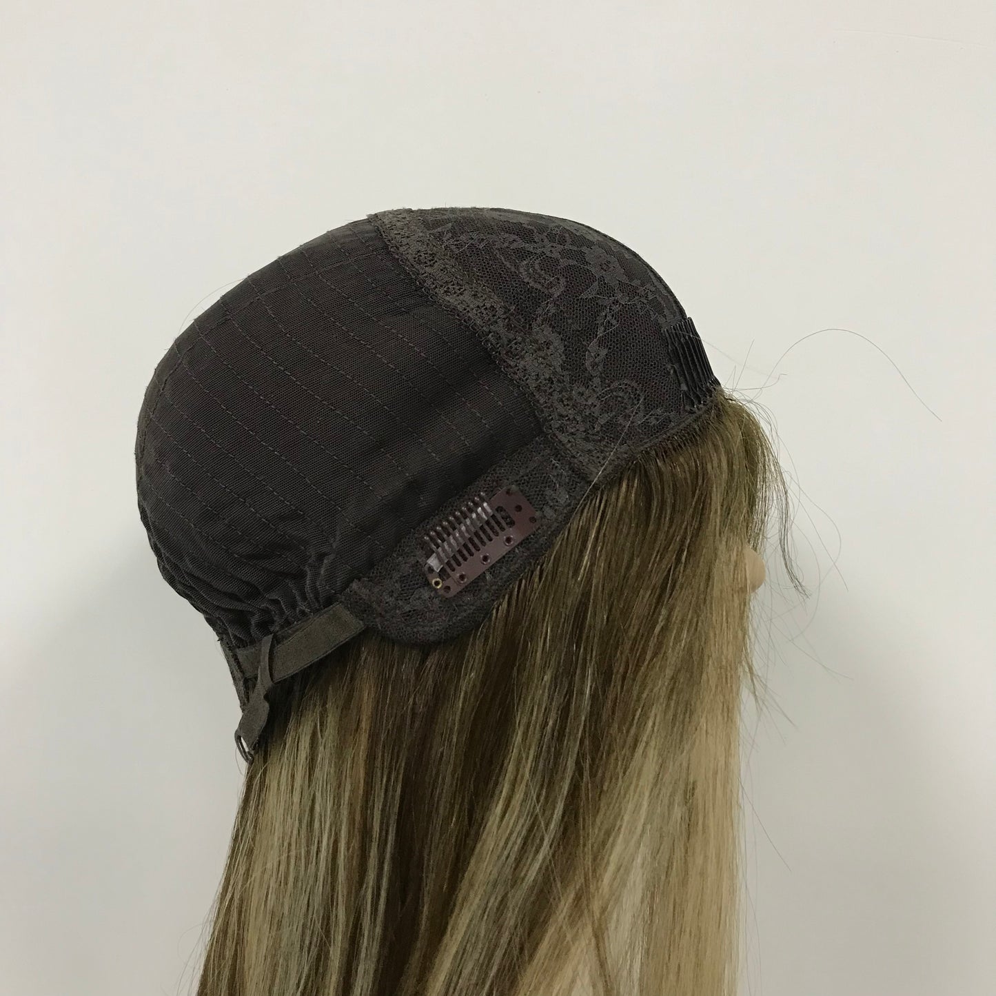 SILK TOP WHITE WOMEN 4“*4” HAIR LOSS KOSHER WIG