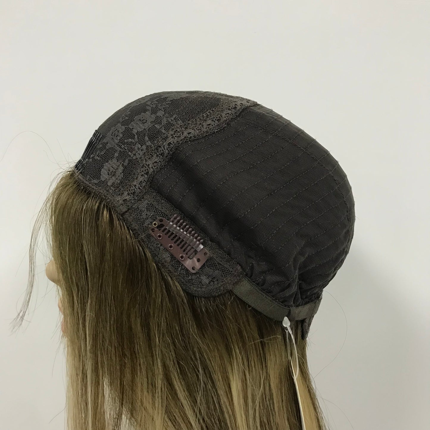 SILK TOP WHITE WOMEN 4“*4” HAIR LOSS KOSHER WIG