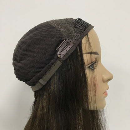 RAW HAIR TOP GRADE WOMEN KOSHER MACHINE MADE BAND FALL 24'' WIG