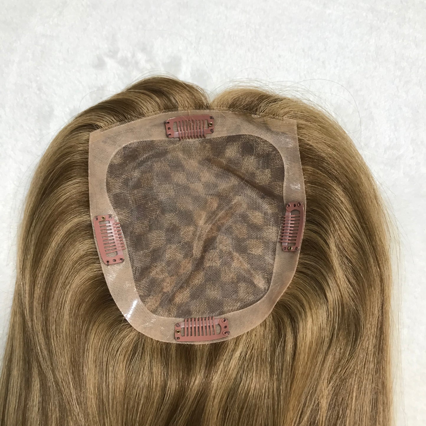 HIGH QUALITY 14"KOSHER YOUNG LADY REAL HAIR NATURAL FULL TOP MONO TOPPER