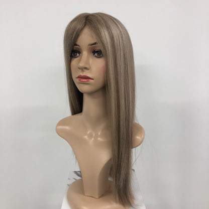 MONO TOP 19''REALITY HUMAN HAIR FOR ALOPECIA MEDICAL TOP GRADE WIGS