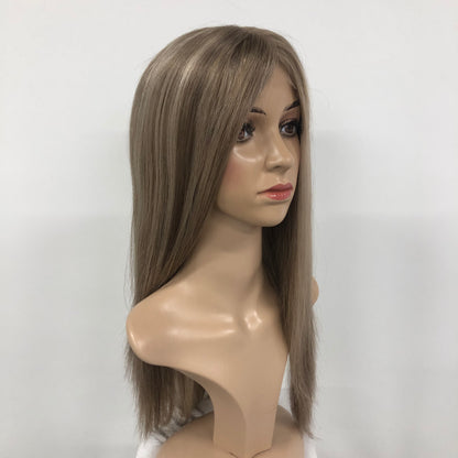 MONO TOP 19''REALITY HUMAN HAIR FOR ALOPECIA MEDICAL TOP GRADE WIGS