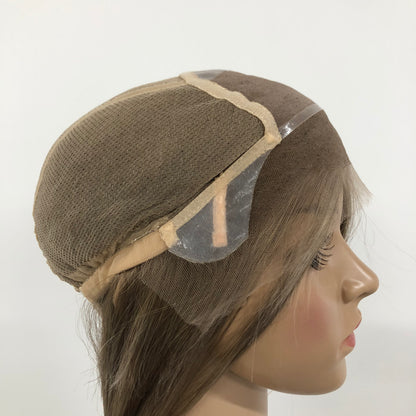 MONO TOP 19''REALITY HUMAN HAIR FOR ALOPECIA MEDICAL TOP GRADE WIGS