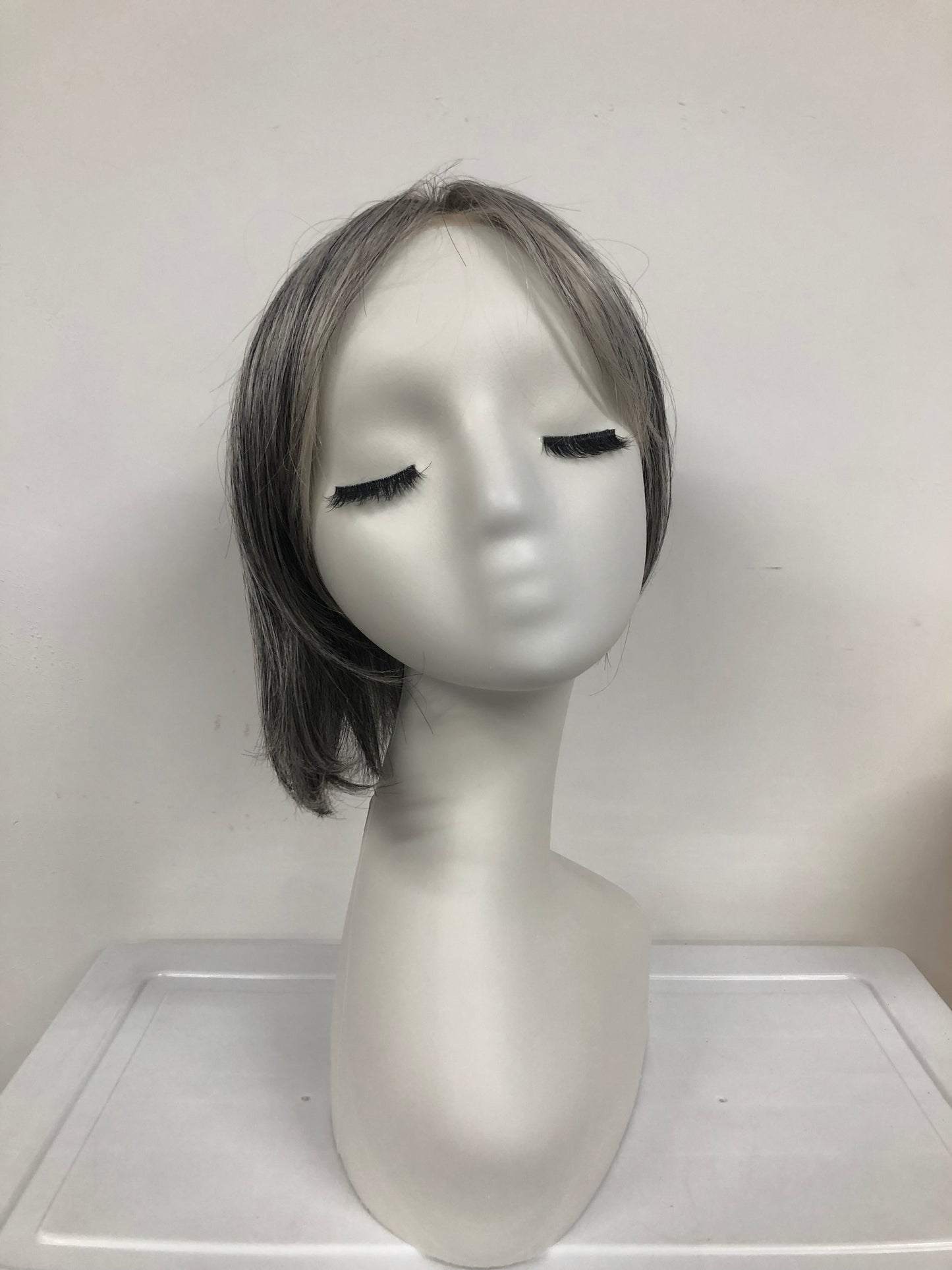 Lace Front Monofilament Part Wefted Short Straight Synthetic Wigs for Women - Synthetic Short Straight Wigs