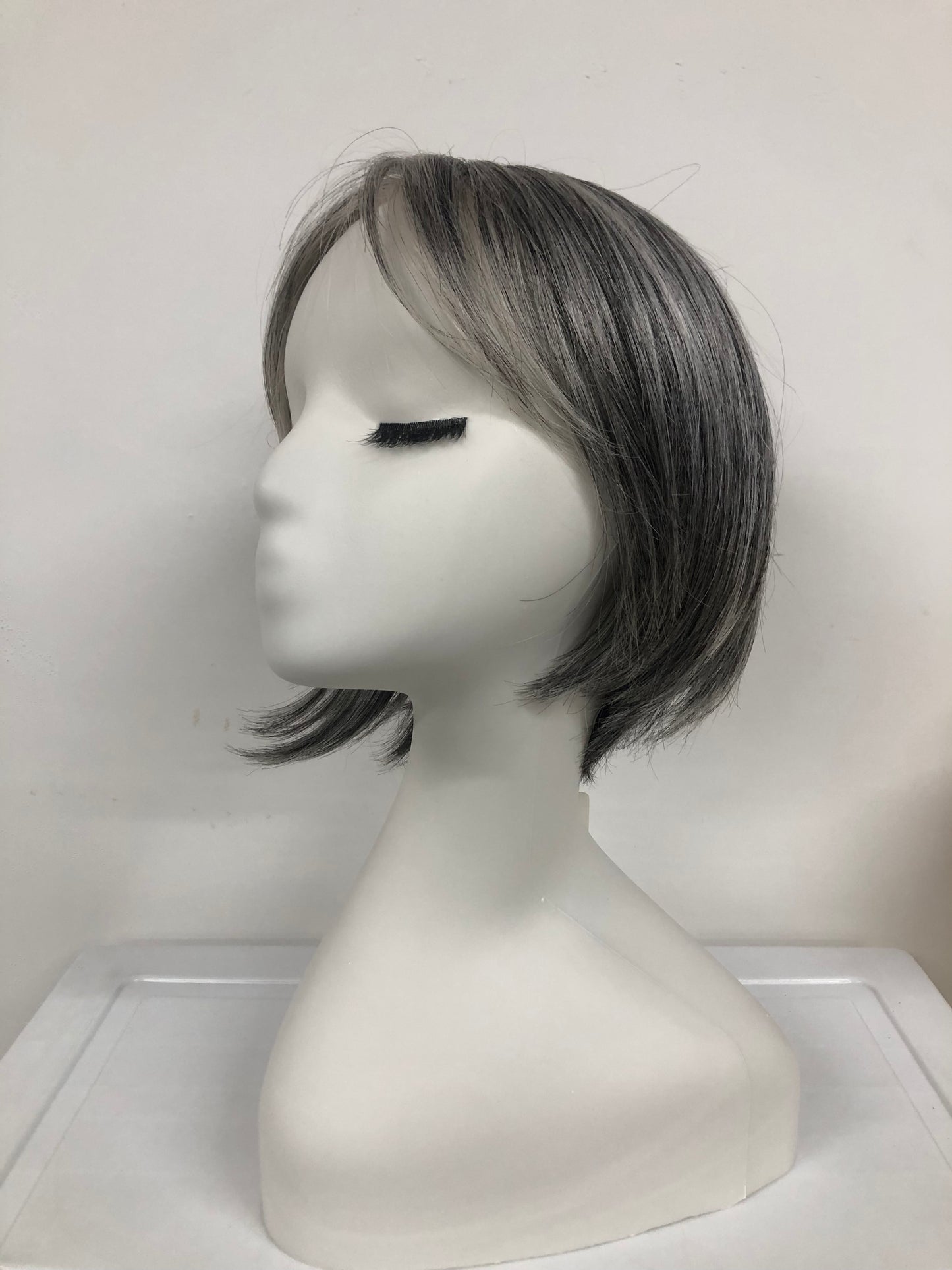 Lace Front Monofilament Part Wefted Short Straight Synthetic Wigs for Women - Synthetic Short Straight Wigs