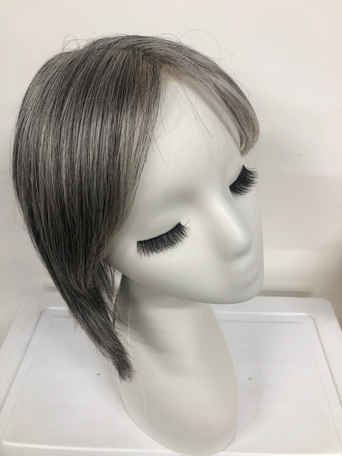 Lace Front Monofilament Part Wefted Short Straight Synthetic Wigs for Women - Synthetic Short Straight Wigs