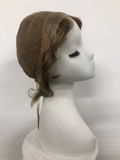 Lace Front Handmade Short Wavy Synthetic Wig for Women