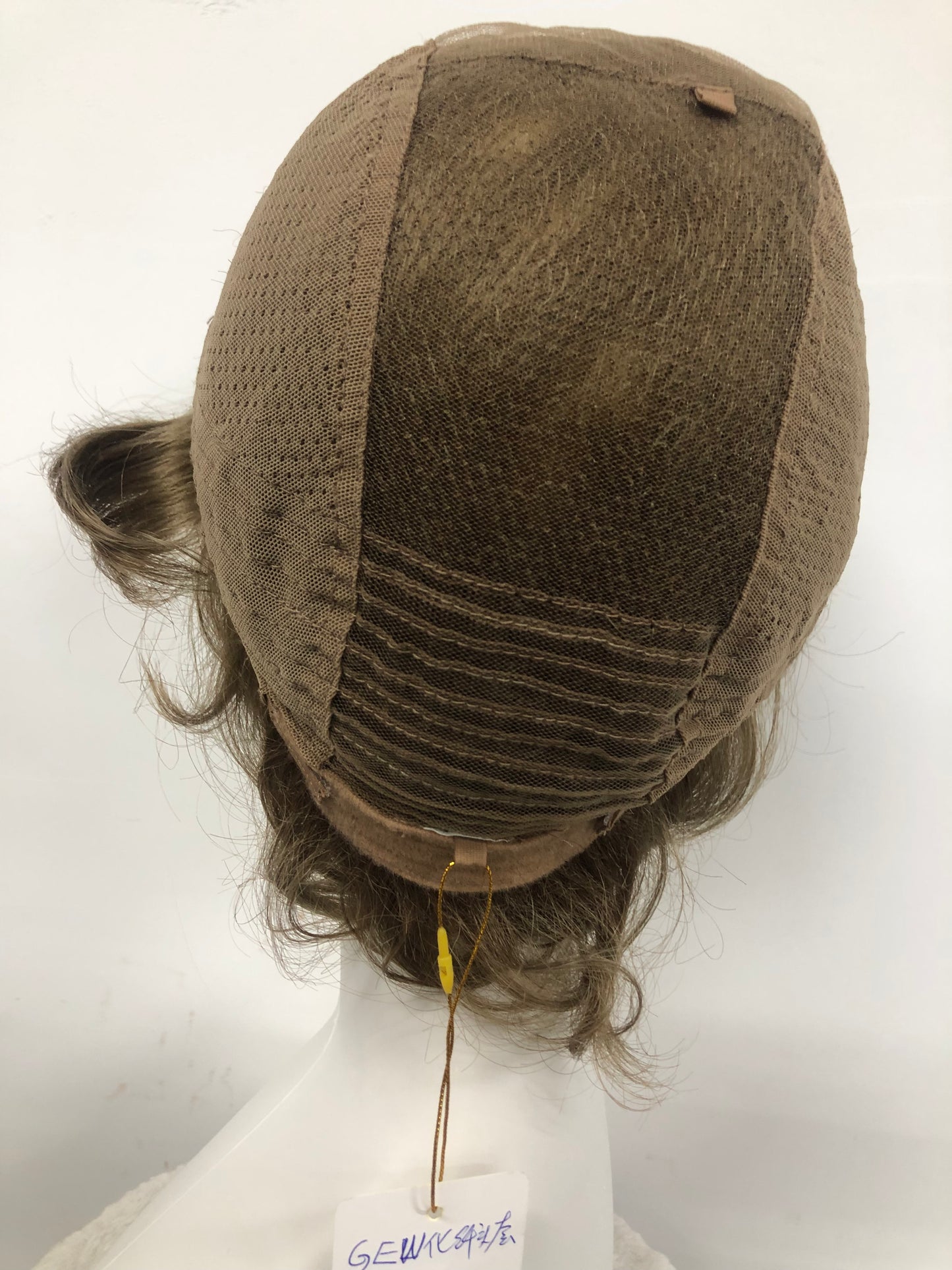 Lace Front Handmade Short Wavy Synthetic Wig for Women