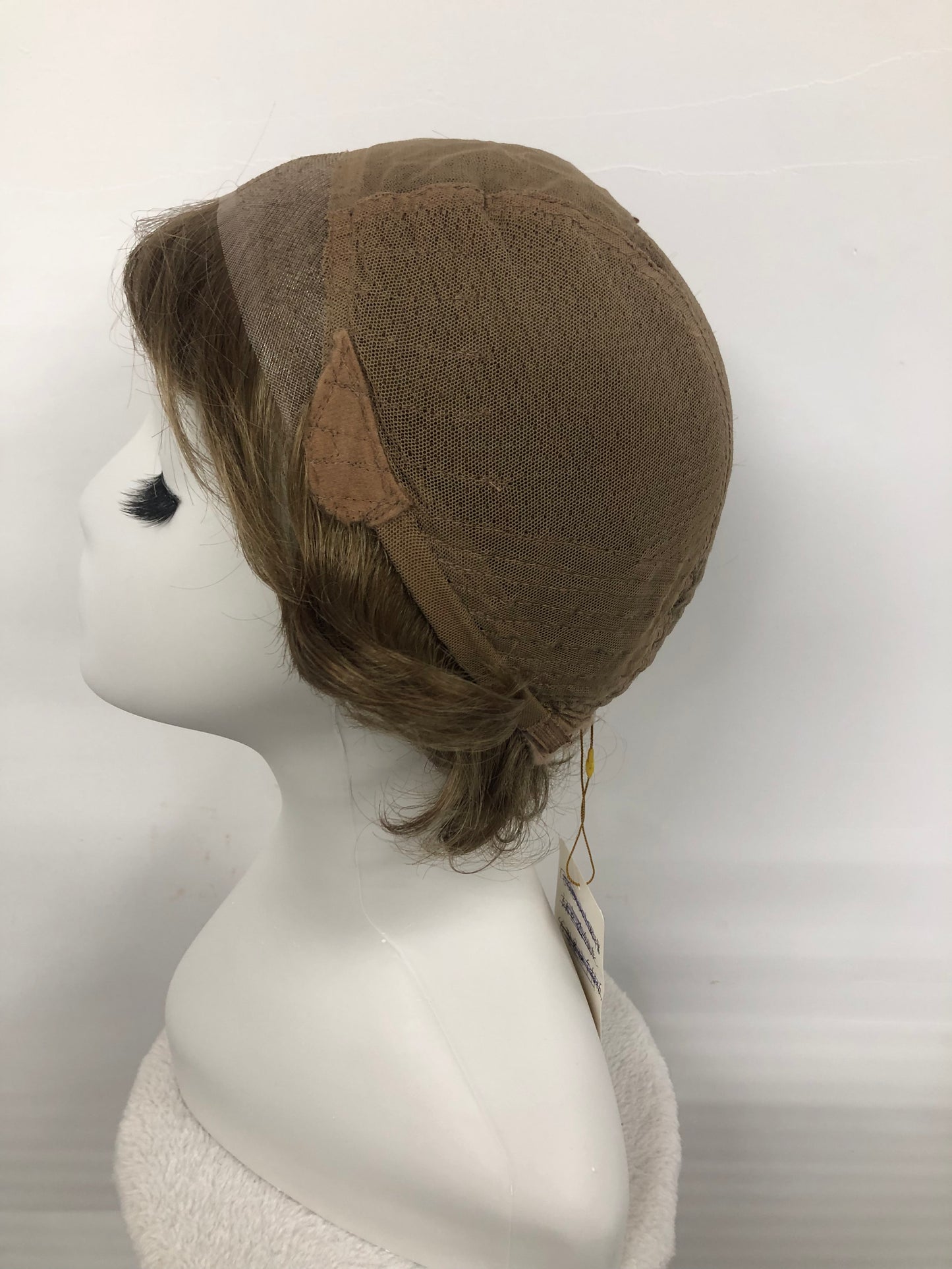 Lace Front Handmade Short Wavy Synthetic Wig for Women