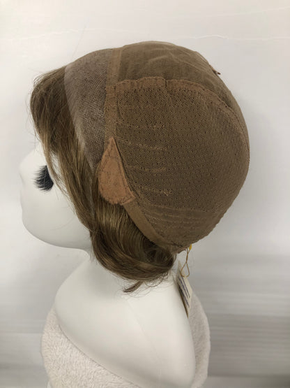 Lace Front Handmade Short Wavy Synthetic Wig for Women