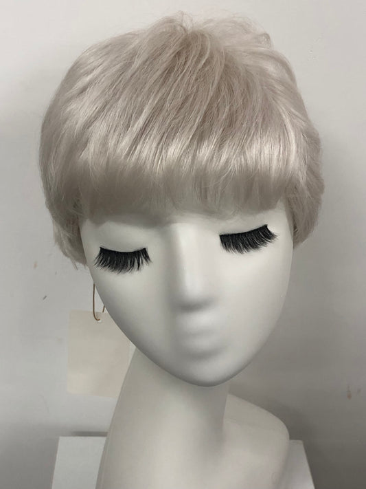 SKIRUEDAWIGS Premium Short Straight Wig | 100% Hand-Tied Lace Front & Mono Top | Glueless Heat-Friendly Synthetic