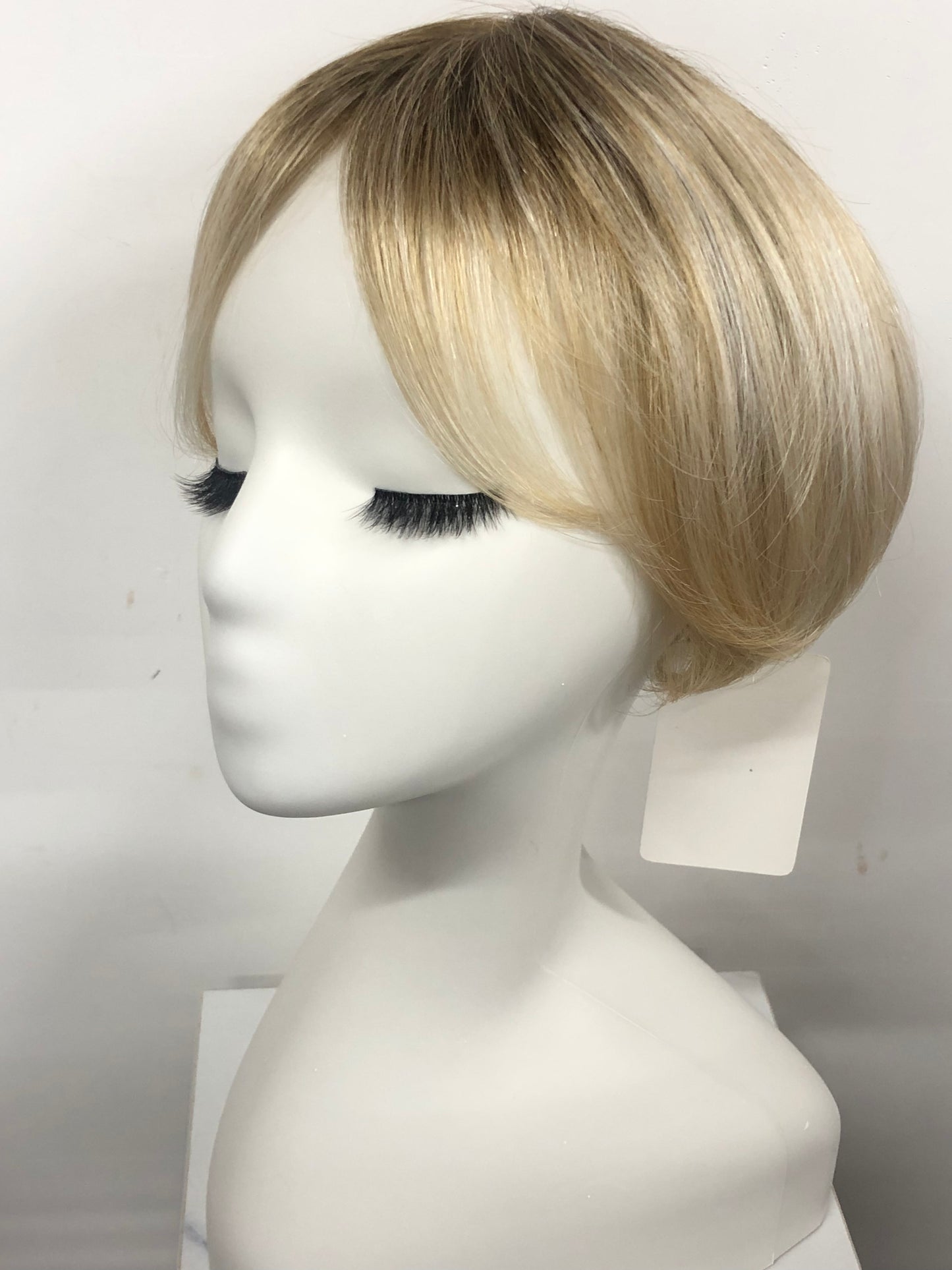 SKIRUEDAWIGS Premium Short Straight Wig | 100% Hand-Tied Lace Front & Mono Top | Glueless Heat-Friendly Synthetic