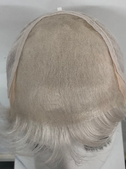 SKIRUEDAWIGS Premium Short Straight Wig | 100% Hand-Tied Lace Front & Mono Top | Glueless Heat-Friendly Synthetic