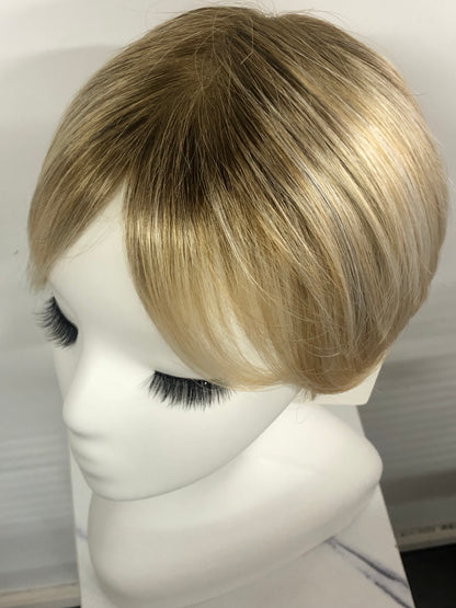 SKIRUEDAWIGS Premium Short Straight Wig | 100% Hand-Tied Lace Front & Mono Top | Glueless Heat-Friendly Synthetic