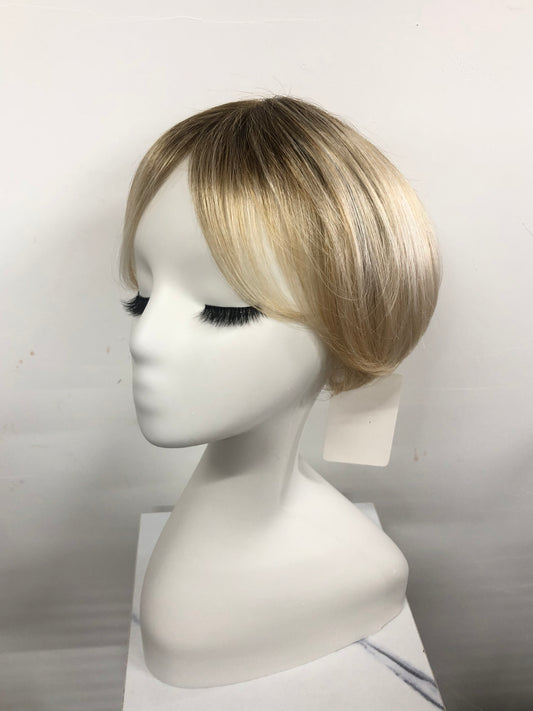 SKIRUEDAWIGS Premium Short Straight Wig | 100% Hand-Tied Lace Front & Mono Top | Glueless Heat-Friendly Synthetic