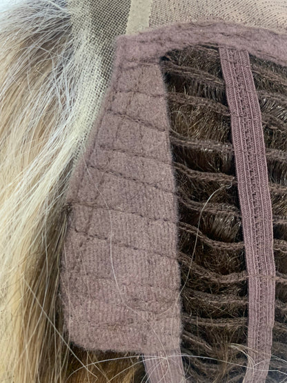 SKIRUEDAWIGS Mid Length Wavy Wig | Seamless Lace Front & Mono Top | Glueless Heat-Friendly Synthetic