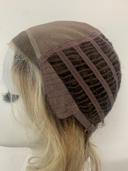 SKIRUEDAWIGS Mid Length Wavy Wig | Seamless Lace Front & Mono Top | Glueless Heat-Friendly Synthetic