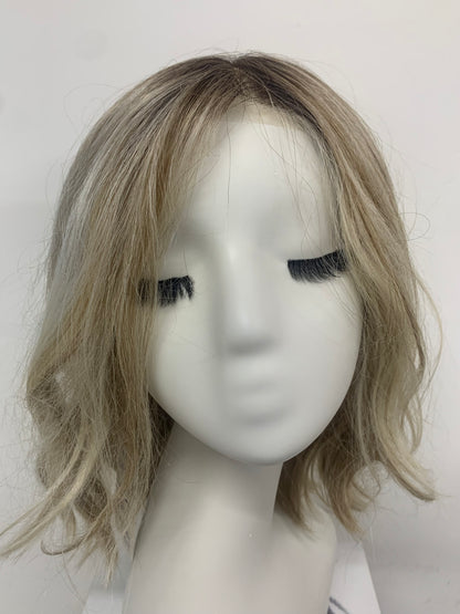SKIRUEDAWIGS Mid Length Wavy Wig | Seamless Lace Front & Mono Top | Glueless Heat-Friendly Synthetic