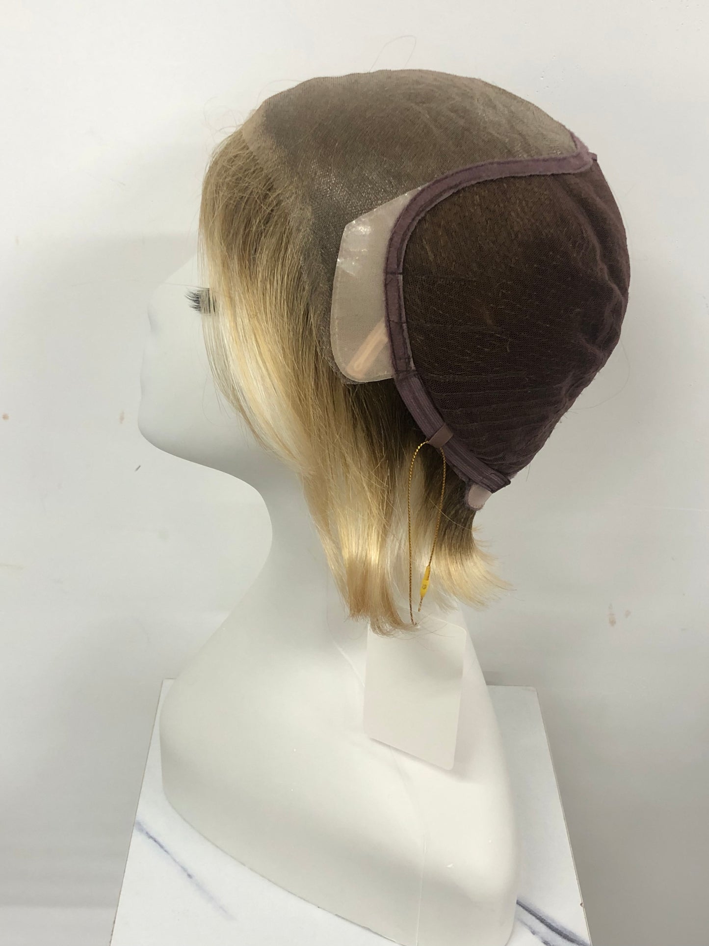SKIRUEDAWIGS Premium Short Straight Wig | 100% Hand-Tied Lace Front & Mono Top | Glueless Heat-Friendly Synthetic