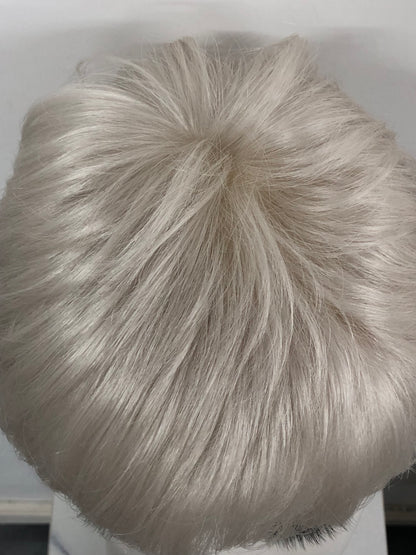 SKIRUEDAWIGS Premium Short Straight Wig | 100% Hand-Tied Lace Front & Mono Top | Glueless Heat-Friendly Synthetic