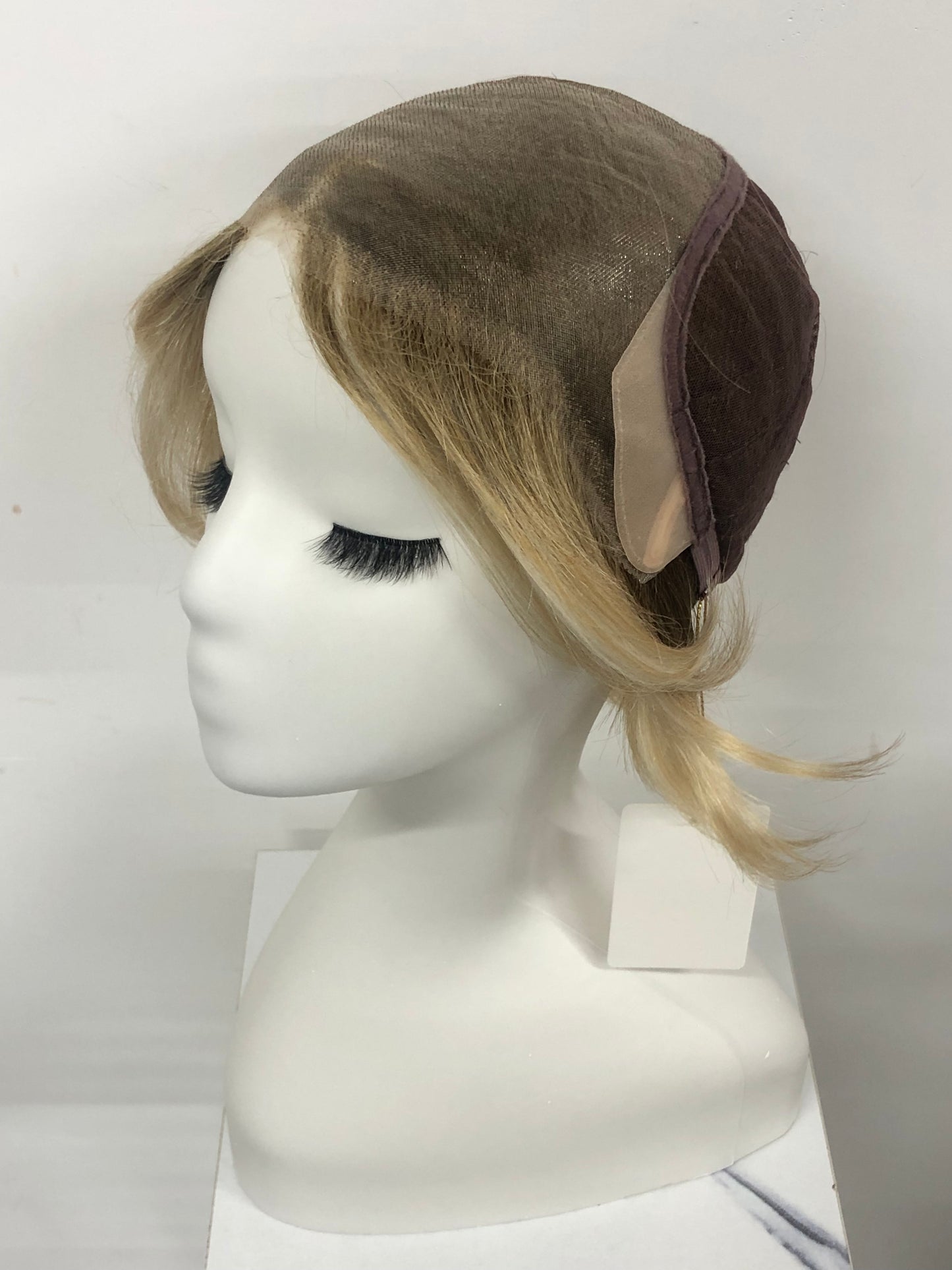 SKIRUEDAWIGS Premium Short Straight Wig | 100% Hand-Tied Lace Front & Mono Top | Glueless Heat-Friendly Synthetic