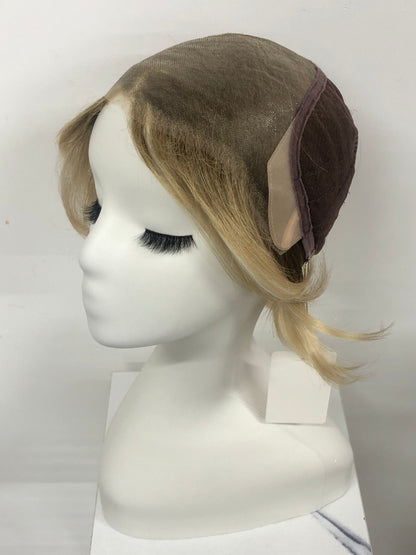SKIRUEDAWIGS Premium Short Straight Wig | 100% Hand-Tied Lace Front & Mono Top | Glueless Heat-Friendly Synthetic