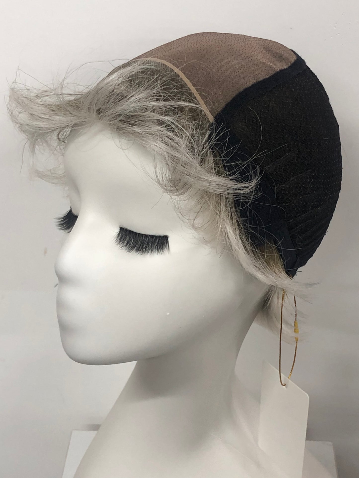 SKIRUEDAWIGS Premium Short Straight Wig | 100% Hand-Tied Lace Front & Mono Top | Glueless Heat-Friendly Synthetic