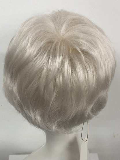 SKIRUEDAWIGS Premium Short Straight Wig | 100% Hand-Tied Lace Front & Mono Top | Glueless Heat-Friendly Synthetic