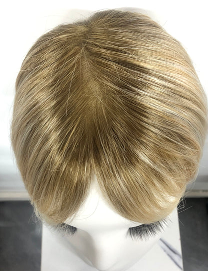 SKIRUEDAWIGS Premium Short Straight Wig | 100% Hand-Tied Lace Front & Mono Top | Glueless Heat-Friendly Synthetic