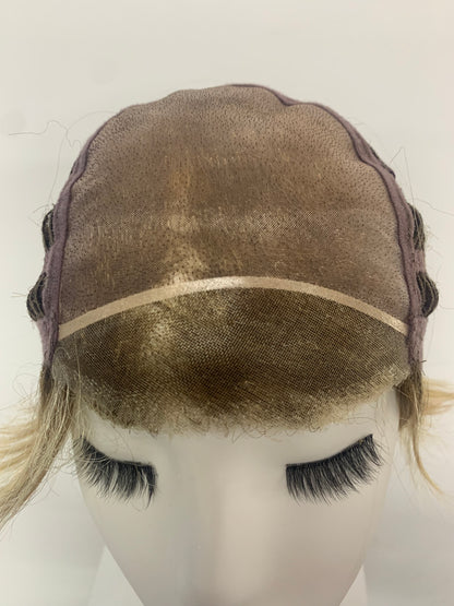 SKIRUEDAWIGS Short Straight Wig | Seamless Lace Front & Mono Top | Glueless Heat-Friendly Synthetic