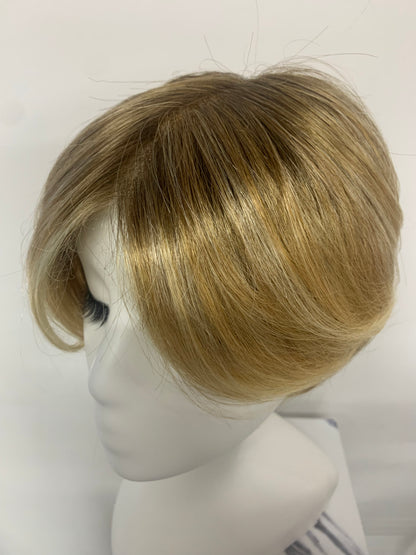 SKIRUEDAWIGS Short Straight Wig | Seamless Lace Front & Mono Top | Glueless Heat-Friendly Synthetic