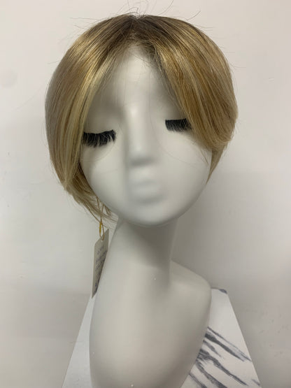 SKIRUEDAWIGS Short Straight Wig | Seamless Lace Front & Mono Top | Glueless Heat-Friendly Synthetic