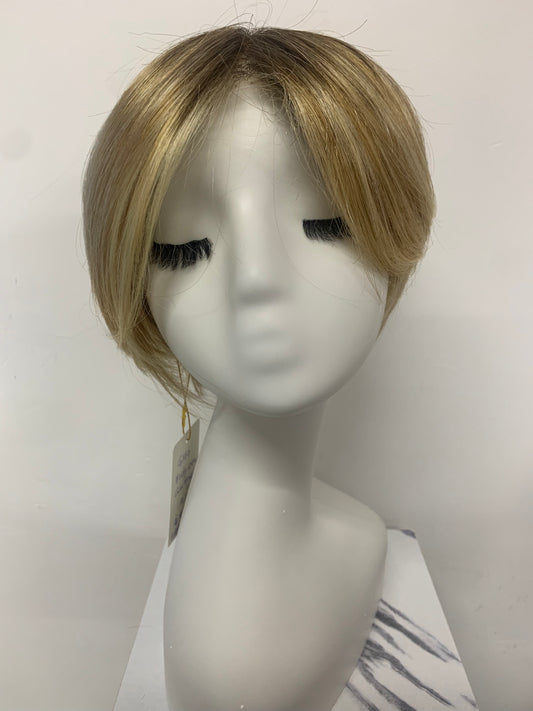SKIRUEDAWIGS Short Straight Wig | Seamless Lace Front & Mono Top | Glueless Heat-Friendly Synthetic
