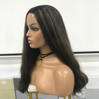 RAW HAIR TOP GRADE WOMEN KOSHER MACHINE MADE BAND FALL 24'' WIG