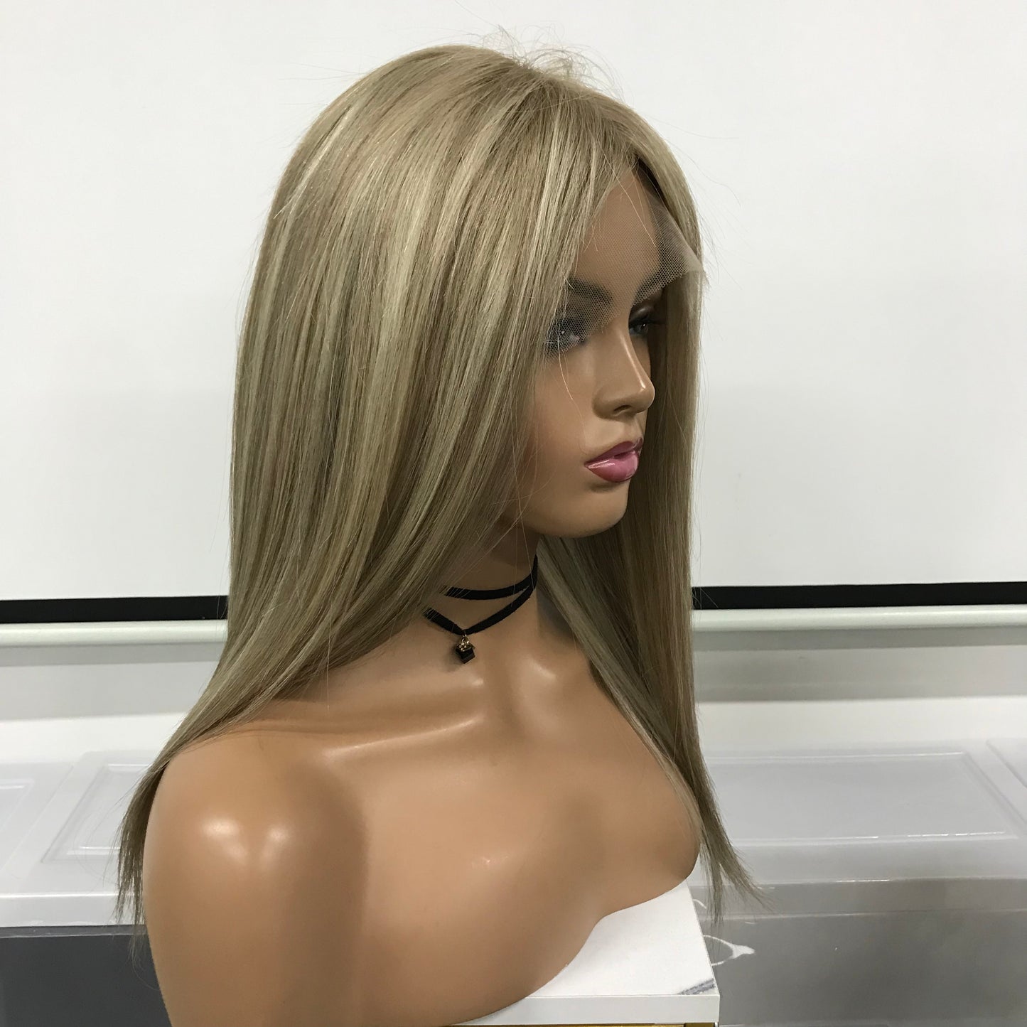 24''REALITY RAW HAIR 3*4.5 HIGH GRADE MONO TOP JEWISH WOMEN BEST WIG